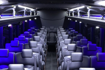 Lehi Charter Bus Interior