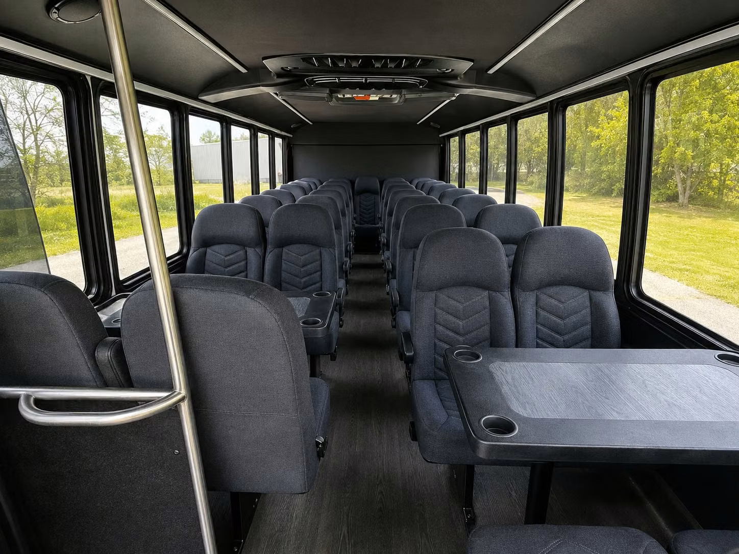 15 passenger minibus interior