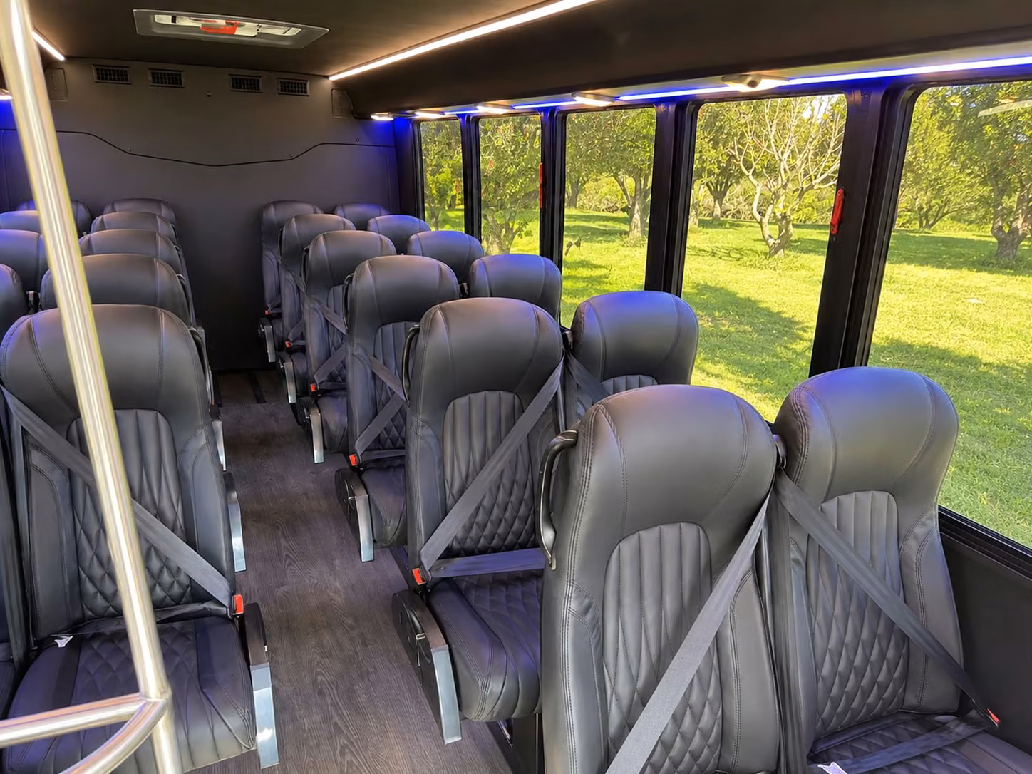 18 passenger minibus inside