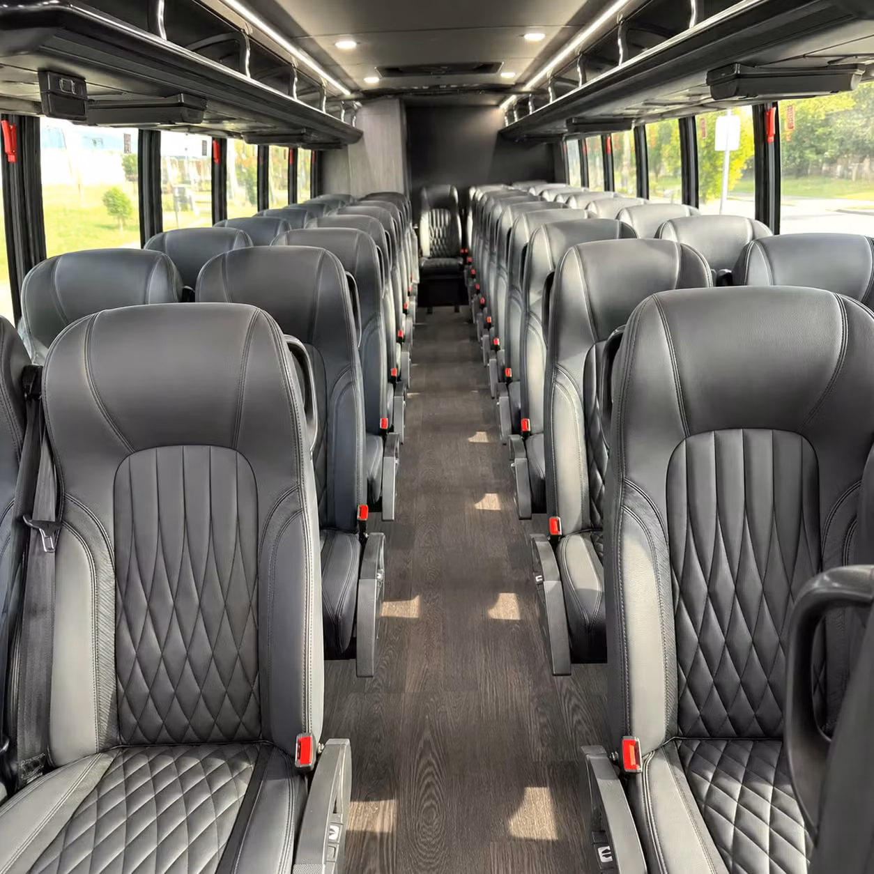 25 passenger minibus interior