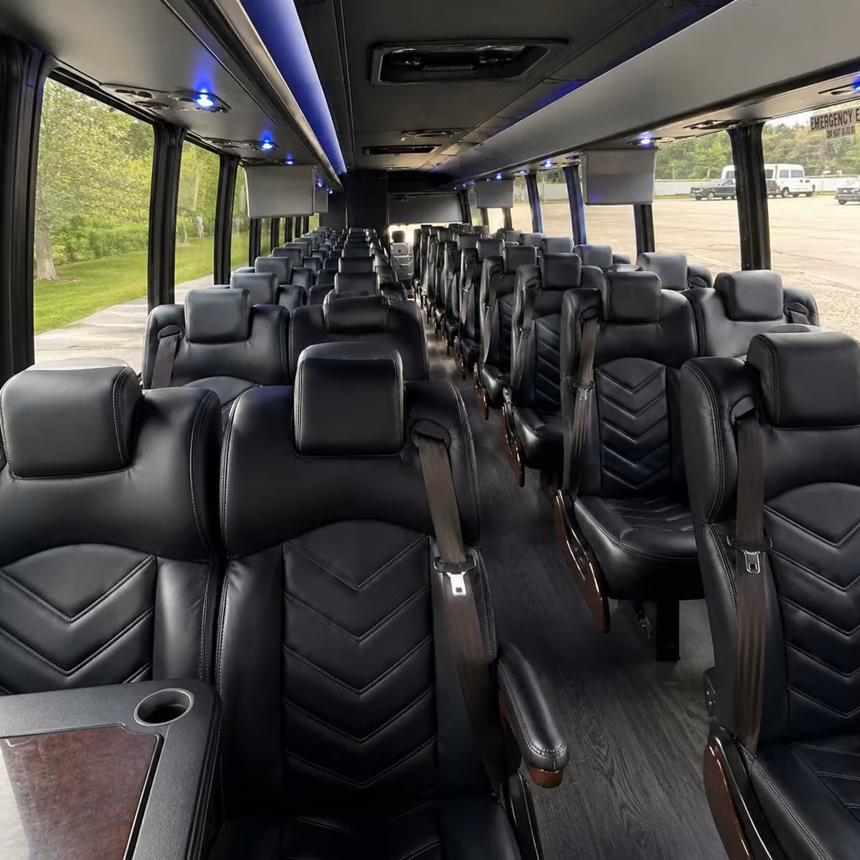 35 passenger minibus interior