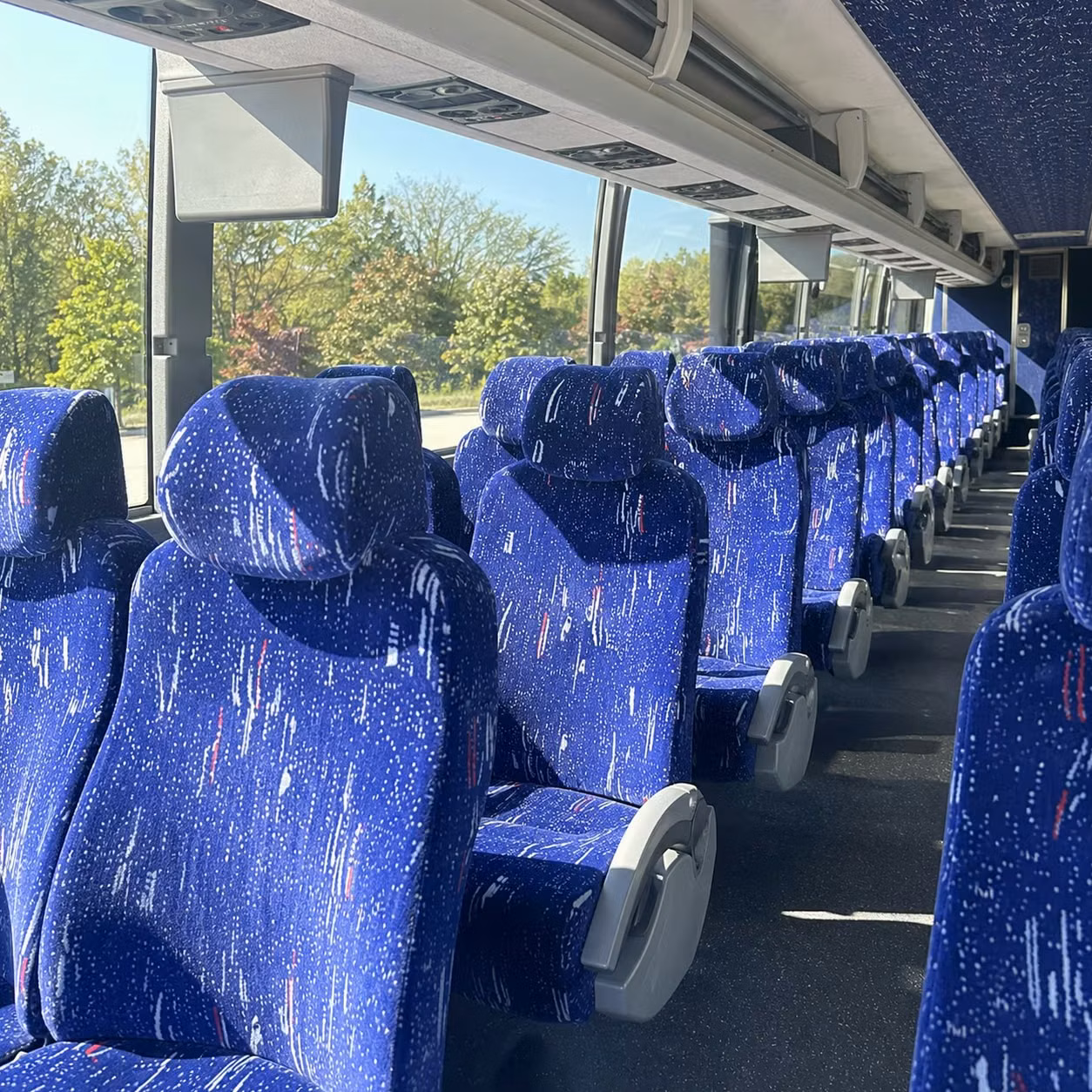 lehi charter bus interior
